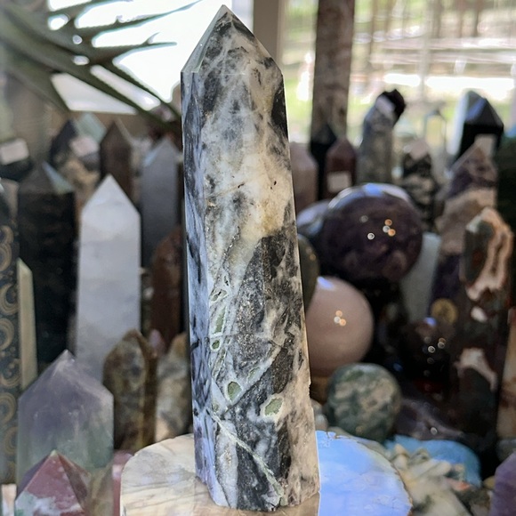 Sphalerite Crystal Tower With Druzy! - Picture 6 of 9